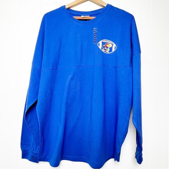 Pressbox KU Kansas University Football Spirit Jersey Unisex Medium - Picture 1 of 10